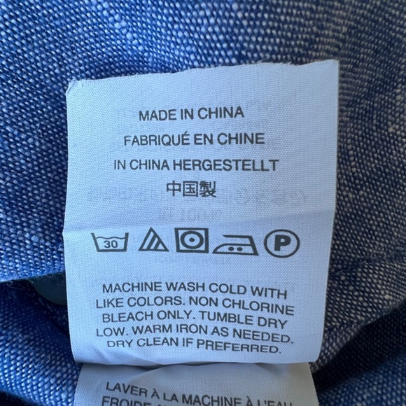 Baird McNutt for J. Crew Irish Linen Perfect Slim Fit button down shirt - Picture 11 of 12